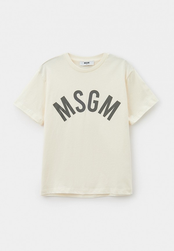 

Футболка MSGM Kids, Бежевый