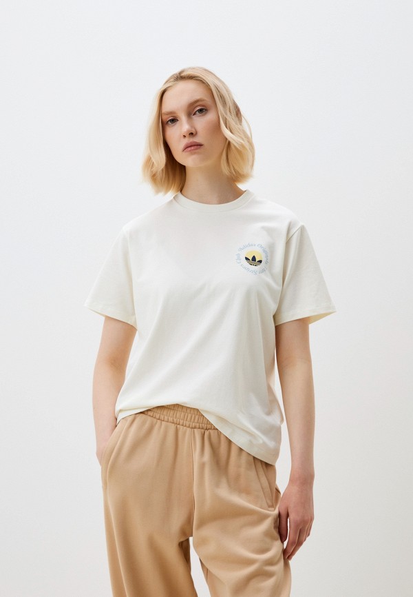 

Футболка adidas Originals, Бежевый, GRAPHIC TEE