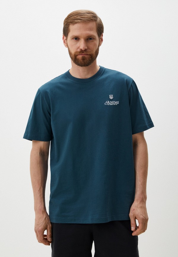 

Футболка adidas Originals, Бирюзовый, LEISURE TEE