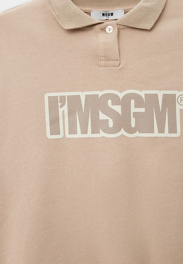 Поло для мальчика MSGM Kids S4MSJUSW203 Фото 3