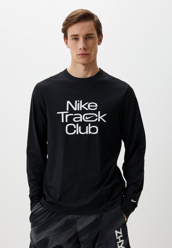 Лонгслив спортивный Nike черного цвета
