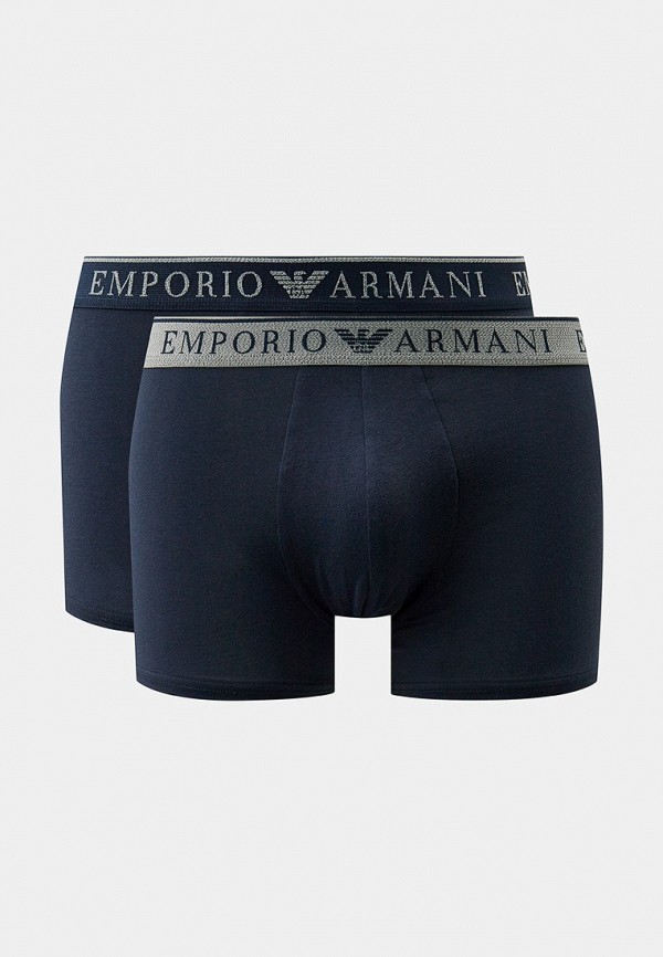 Трусы 2 шт. Emporio Armani синего цвета
