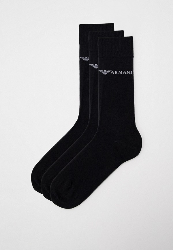 

Носки 3 пары Emporio Armani, Черный