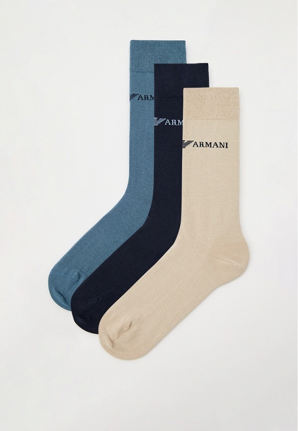 

Носки 3 пары Emporio Armani, Разноцветный