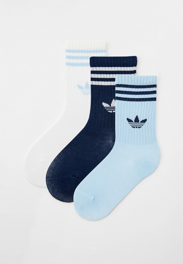 

Носки 3 пары adidas Originals, Разноцветный, CREW SOCK 3P