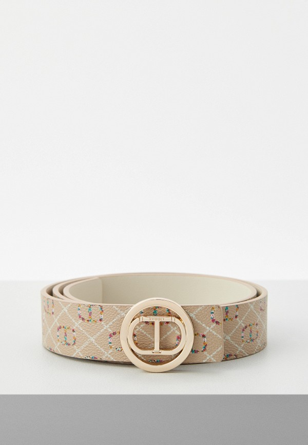 

Ремень Twinset Milano, Бежевый, Reversible
