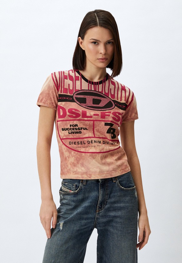 

Футболка Diesel, Коралловый