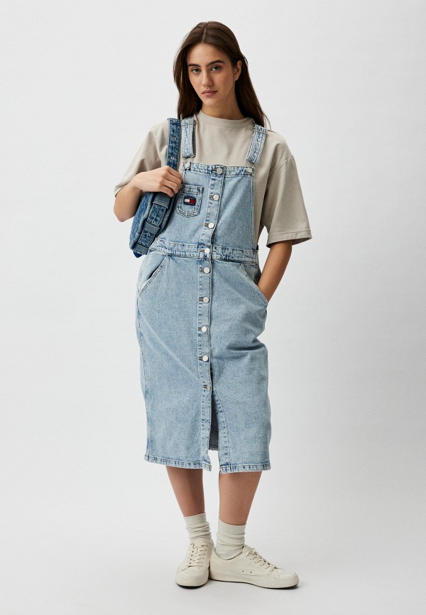 

Платье джинсовое Tommy Jeans, Голубой