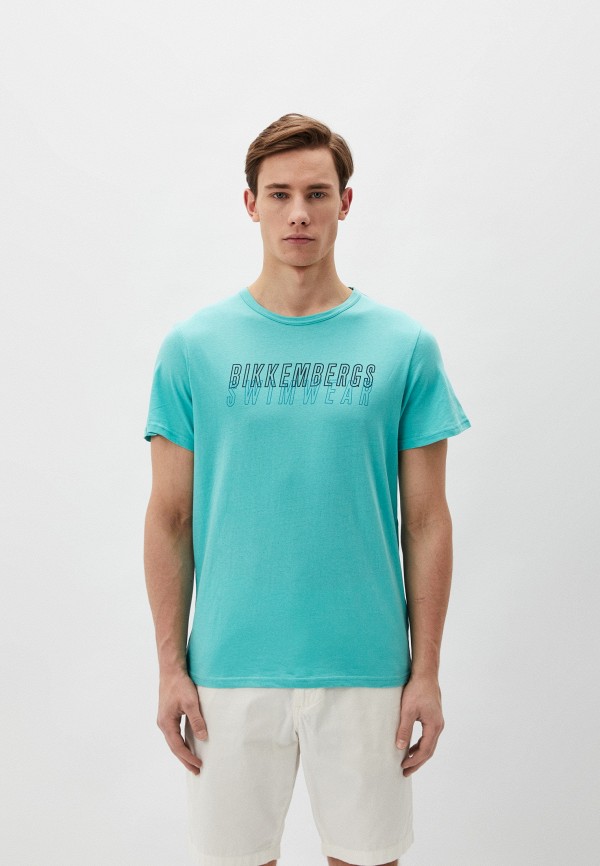 

Футболка Bikkembergs, Бирюзовый