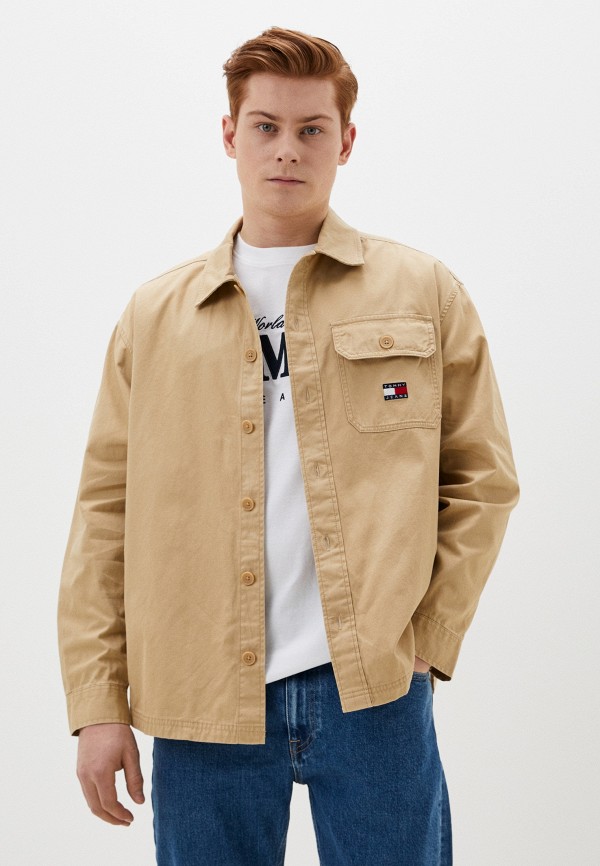 

Рубашка Tommy Jeans, Бежевый