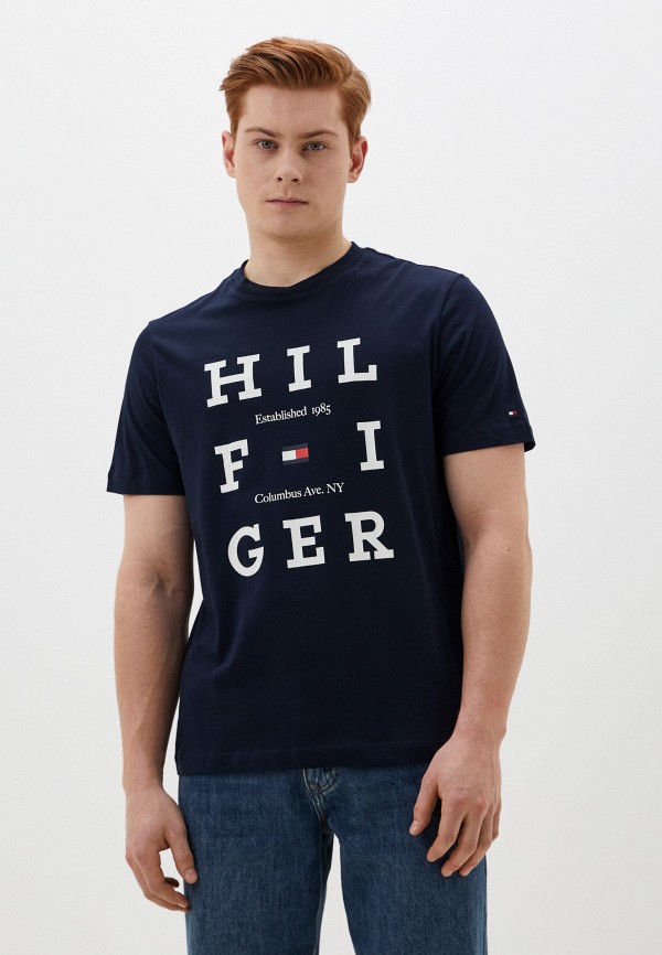 Футболка Tommy Hilfiger синего цвета