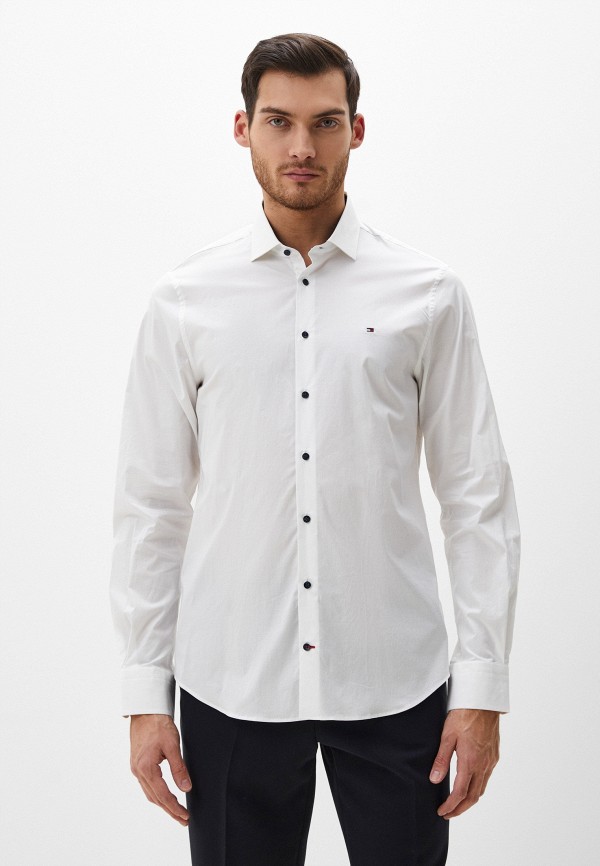 Рубашка Tommy Hilfiger белого цвета