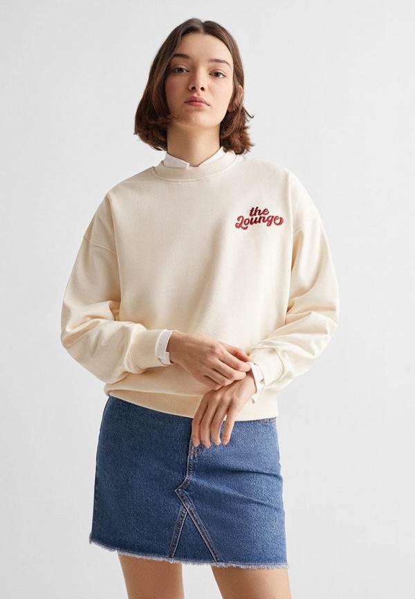 

Свитшот Mango Kids, Бежевый, LOUNGE