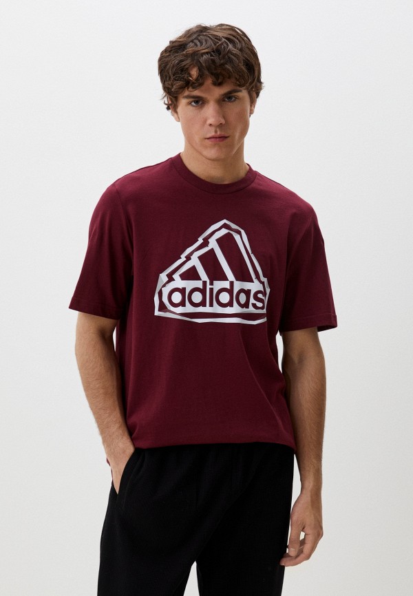 

Футболка adidas, Бордовый, M FLD BOS LOGO