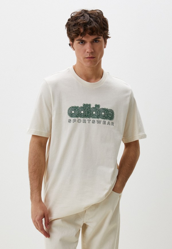 

Футболка adidas, Бежевый, M GROWTH SPW T
