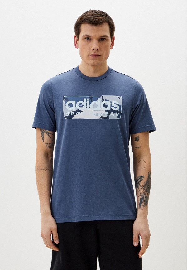 

Футболка adidas, Синий, M CAMO G T 2