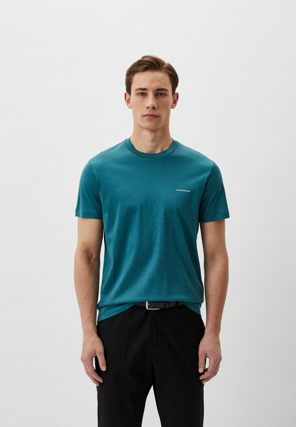 

Футболка Emporio Armani, Бирюзовый
