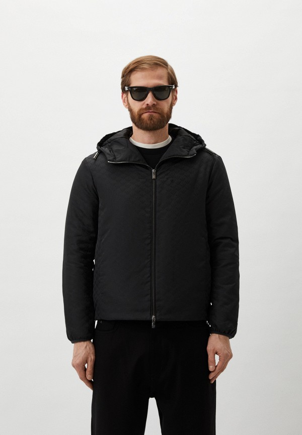 Куртка утепленная Emporio Armani черного цвета