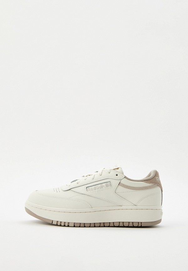 

Кеды Reebok, Бежевый, CLUB C DOUBLE