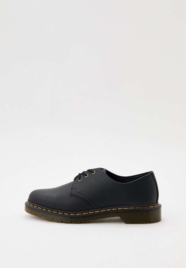 

Ботинки Dr. Martens, Черный, Vegan 1461 Black Felix Rub Off