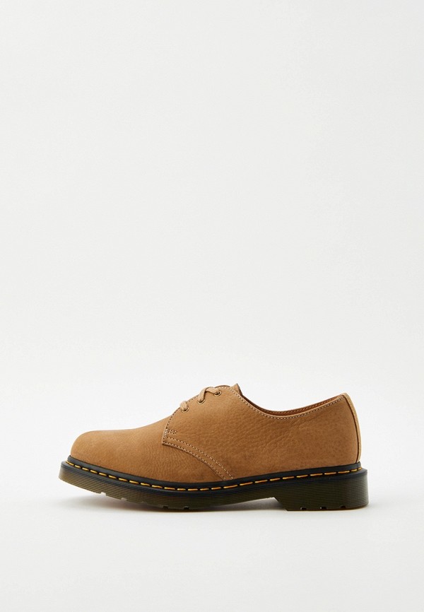 Ботинки Dr. Martens 1461 Savannah Tan Tumbled Nubuck & Savannah Tan E.H Suede