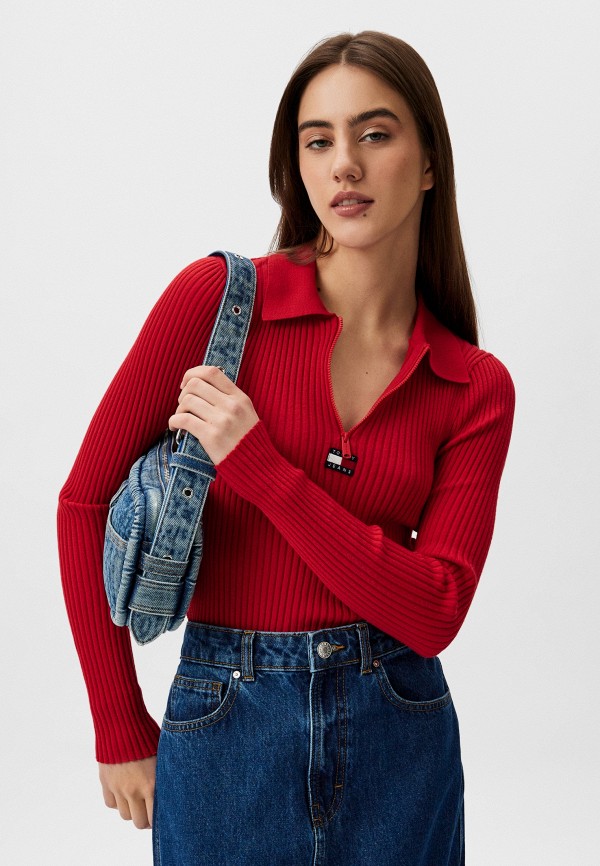 

Поло Tommy Jeans, Красный