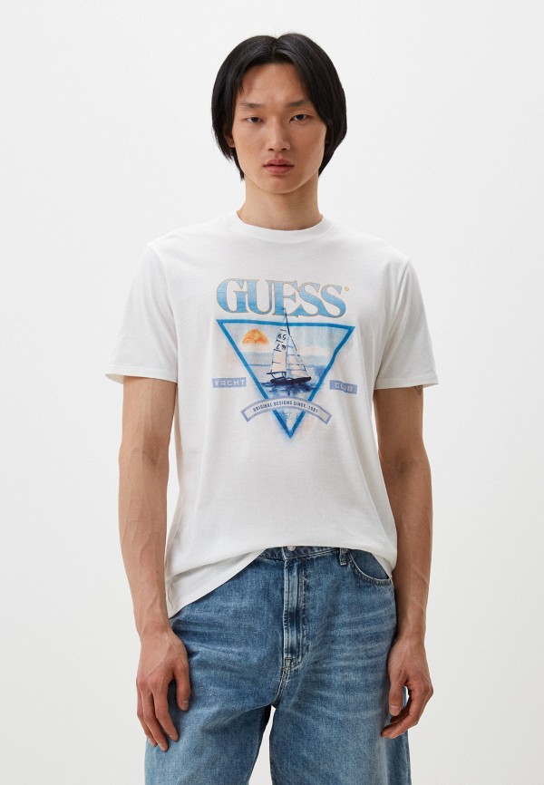 Футболка Guess белого цвета