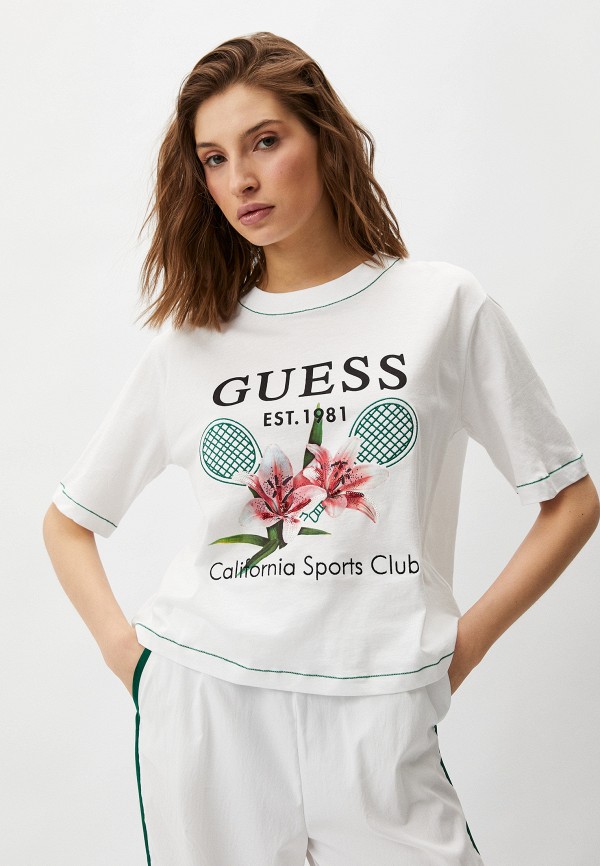 Футболка Guess белого цвета