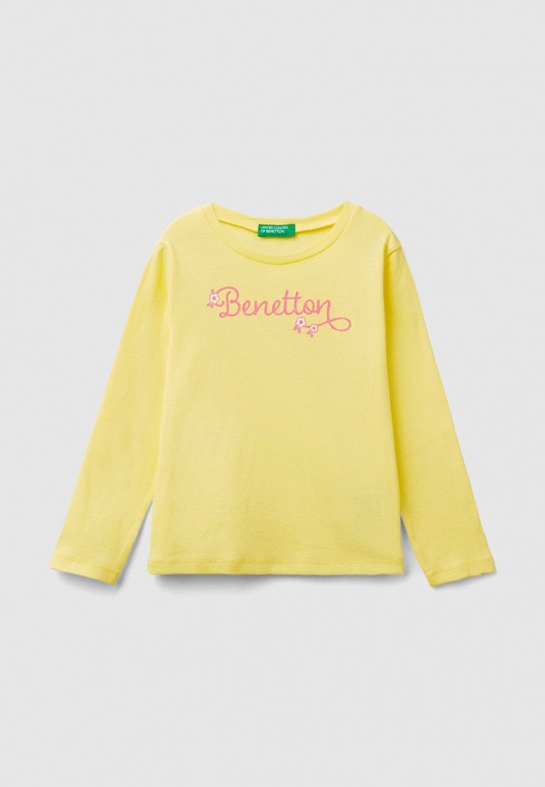 

Лонгслив United Colors of Benetton, Желтый