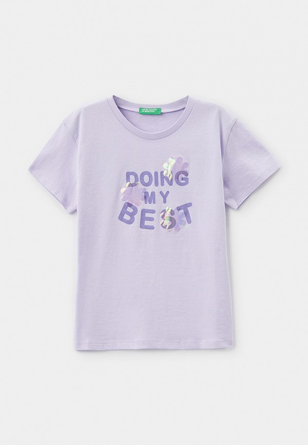 

Футболка United Colors of Benetton, Фиолетовый