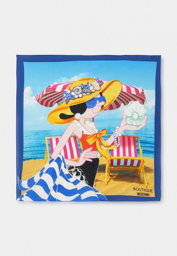 

Платок Moschino, Разноцветный