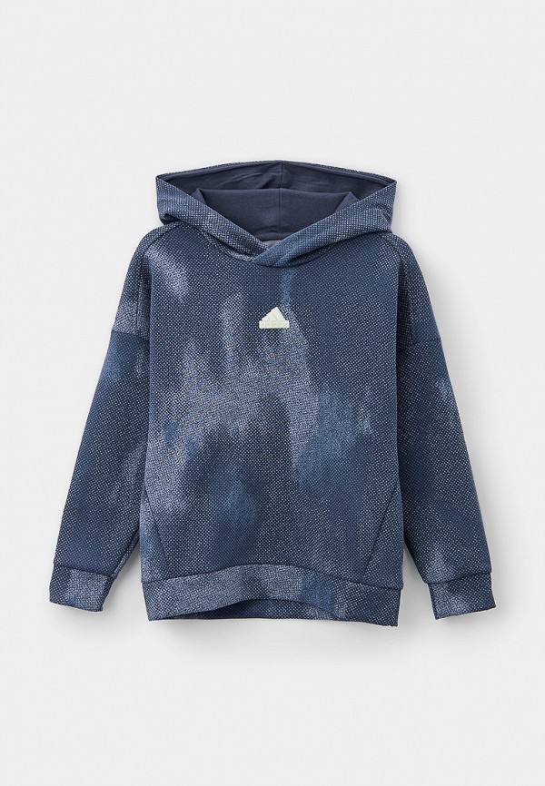

Худи adidas, Синий, J FI AOP HD