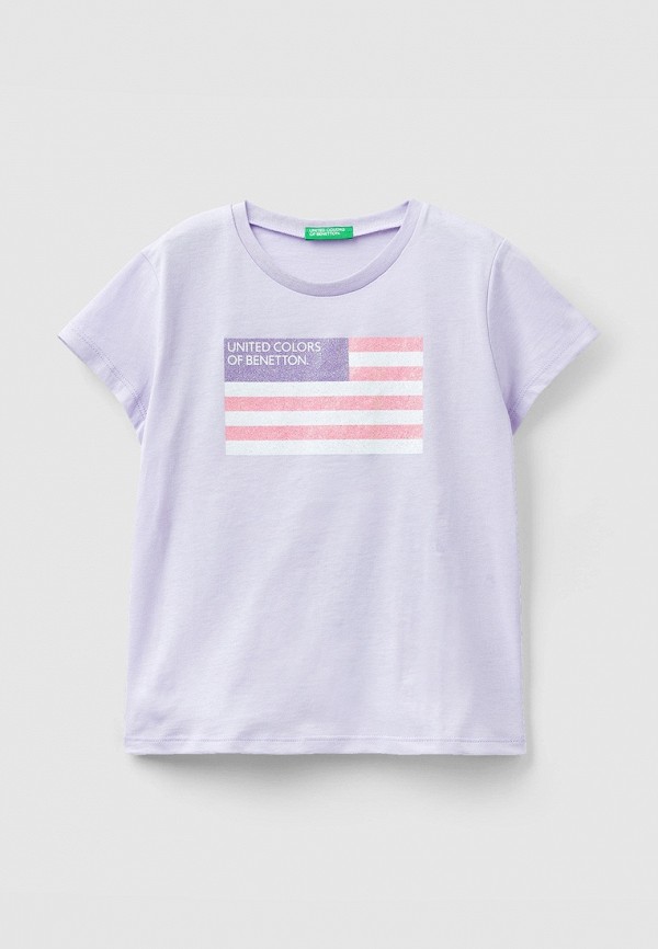 

Футболка United Colors of Benetton, Фиолетовый