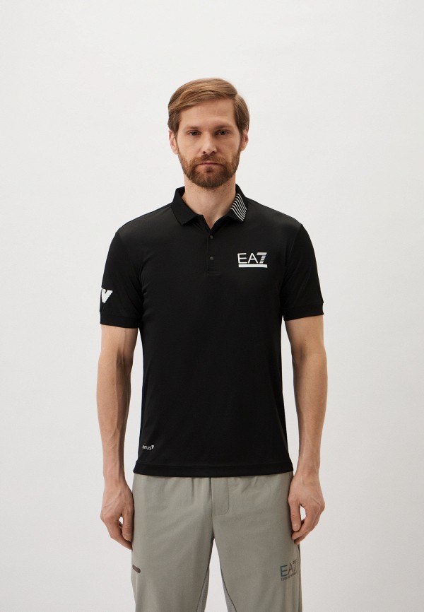 

Поло EA7, Черный, TENNIS PRO M