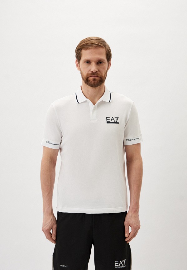

Поло EA7, Белый, TENNIS CLUB M