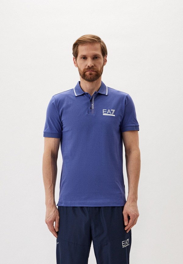 

Поло EA7, Фиолетовый, TENNIS CLUB M