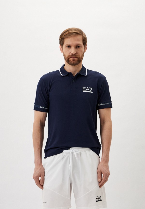 

Поло EA7, Синий, TENNIS CLUB M
