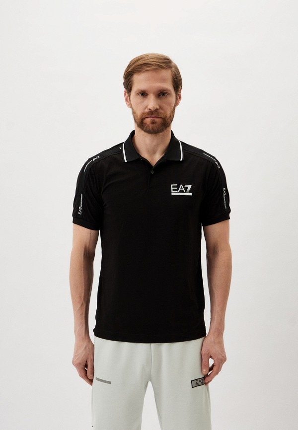 

Поло EA7, Черный, TENNIS CLUB M
