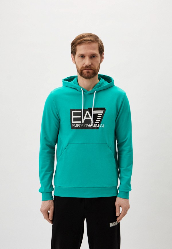 

Худи EA7, Бирюзовый, VISIBILITY M