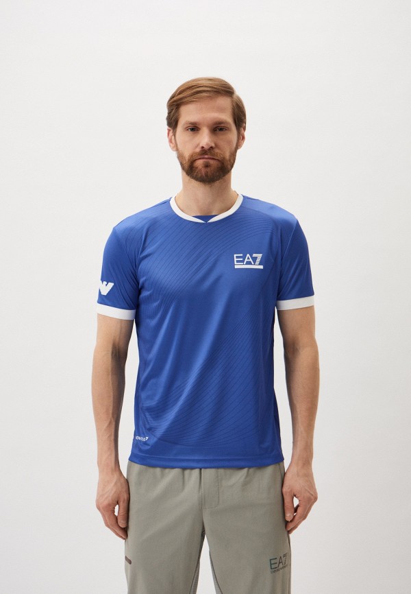 

Футболка спортивная EA7, Фиолетовый, TENNIS PRO M