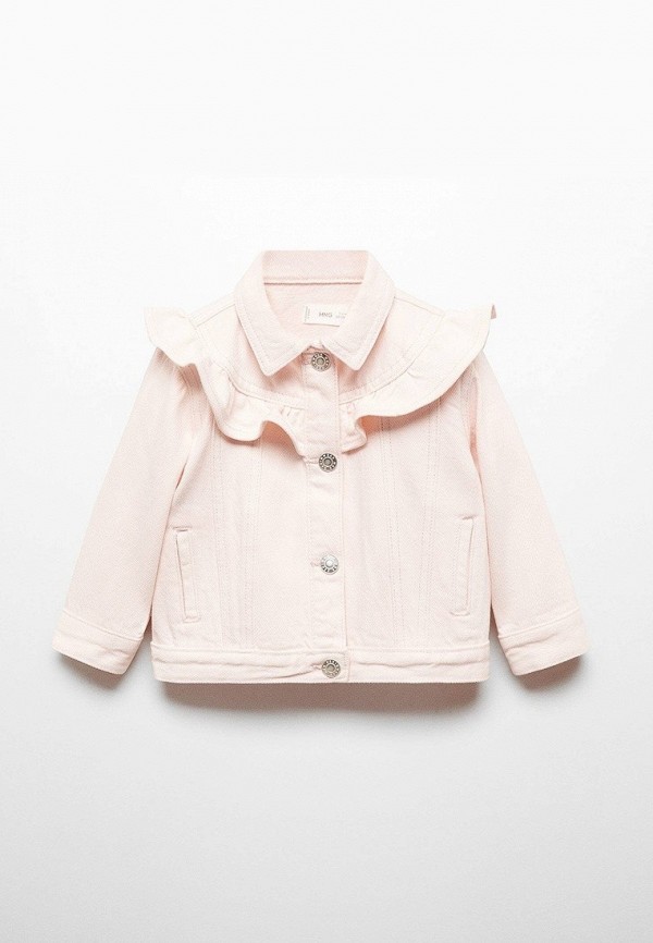 

Куртка джинсовая Mango Kids, Розовый, NORMIB