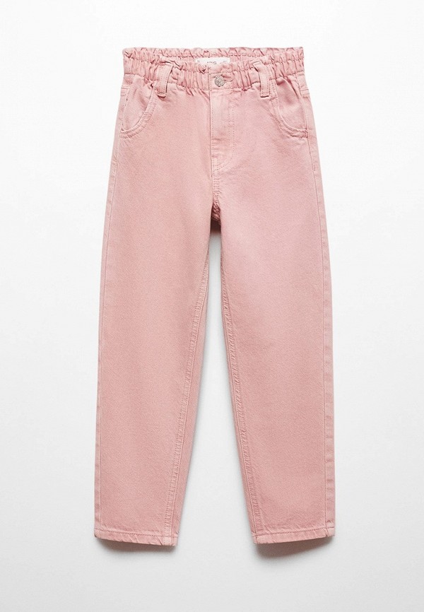 

Джинсы Mango Kids, Розовый, PAPERBAG