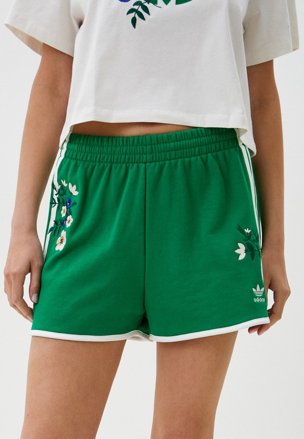 

Шорты спортивные adidas Originals, Зеленый, FLORAL SHORTS