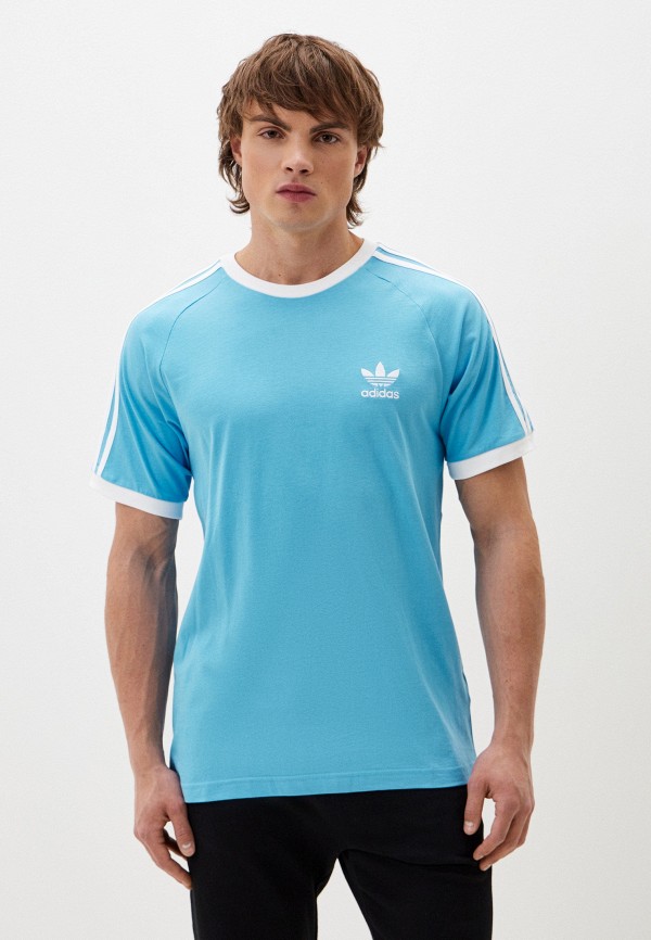 

Футболка adidas Originals, Голубой, 3-STRIPES TEE