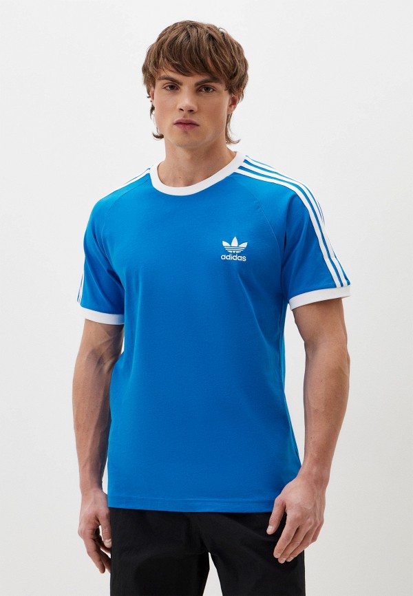 Футболка adidas Originals синего цвета