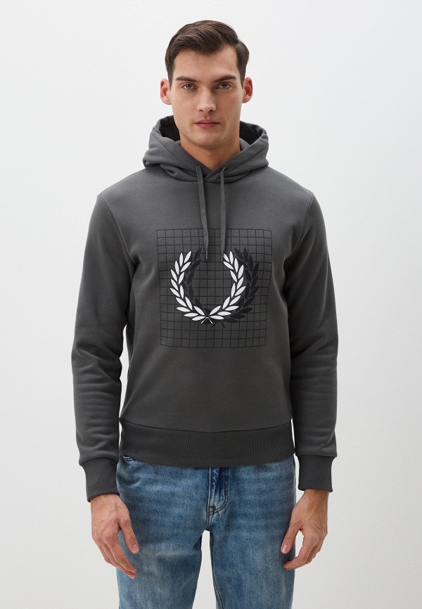 

Худи Fred Perry, Хаки, LAUREL WRTH GRID