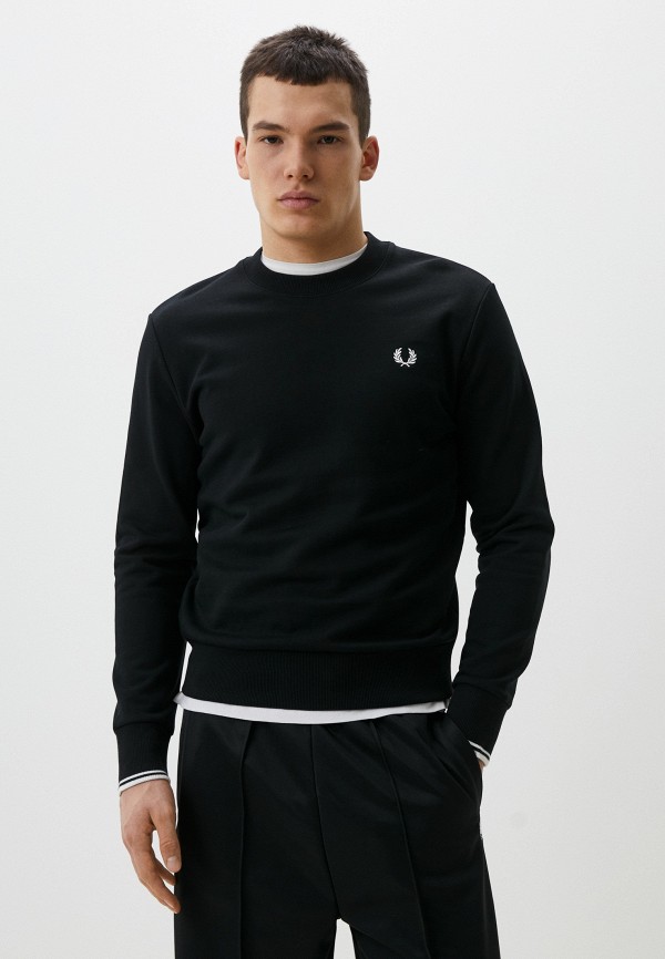 

Свитшот Fred Perry, Черный, CREW NECK