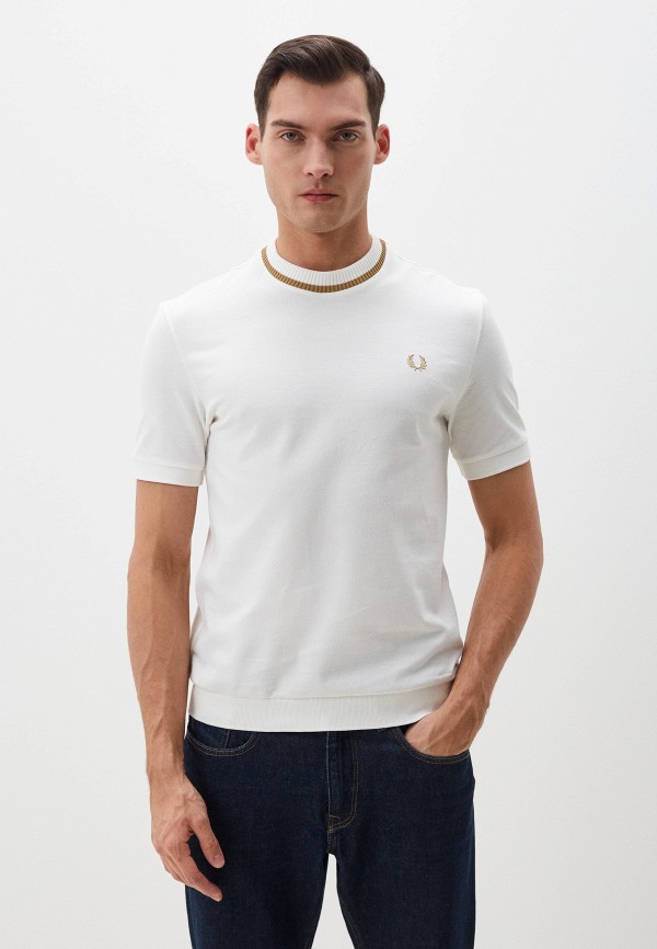 

Футболка Fred Perry, Белый, CREW NECK PIQUE
