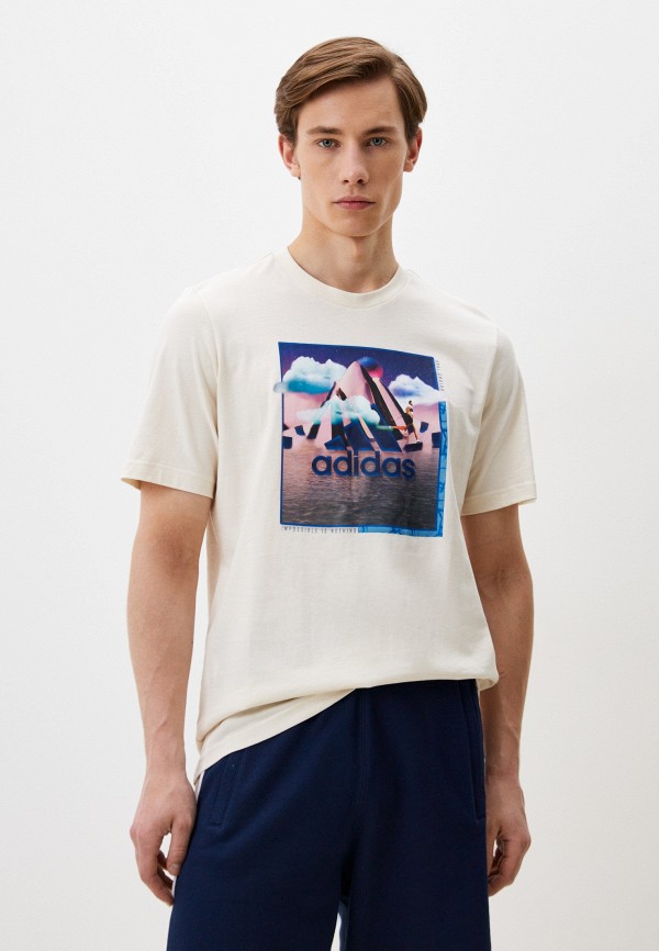 

Футболка adidas, Бежевый, M LANDSCAPE BOS