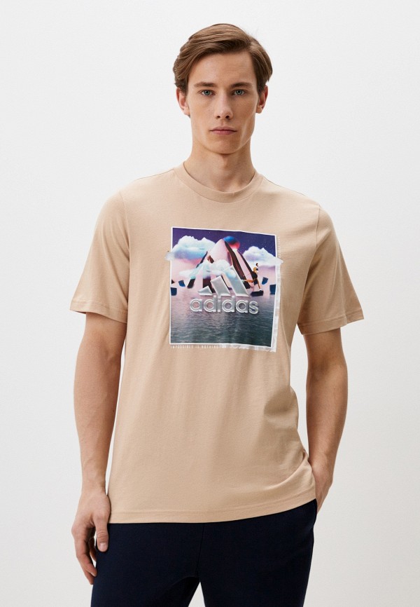 

Футболка adidas, Коричневый, M LANDSCAPE BOS